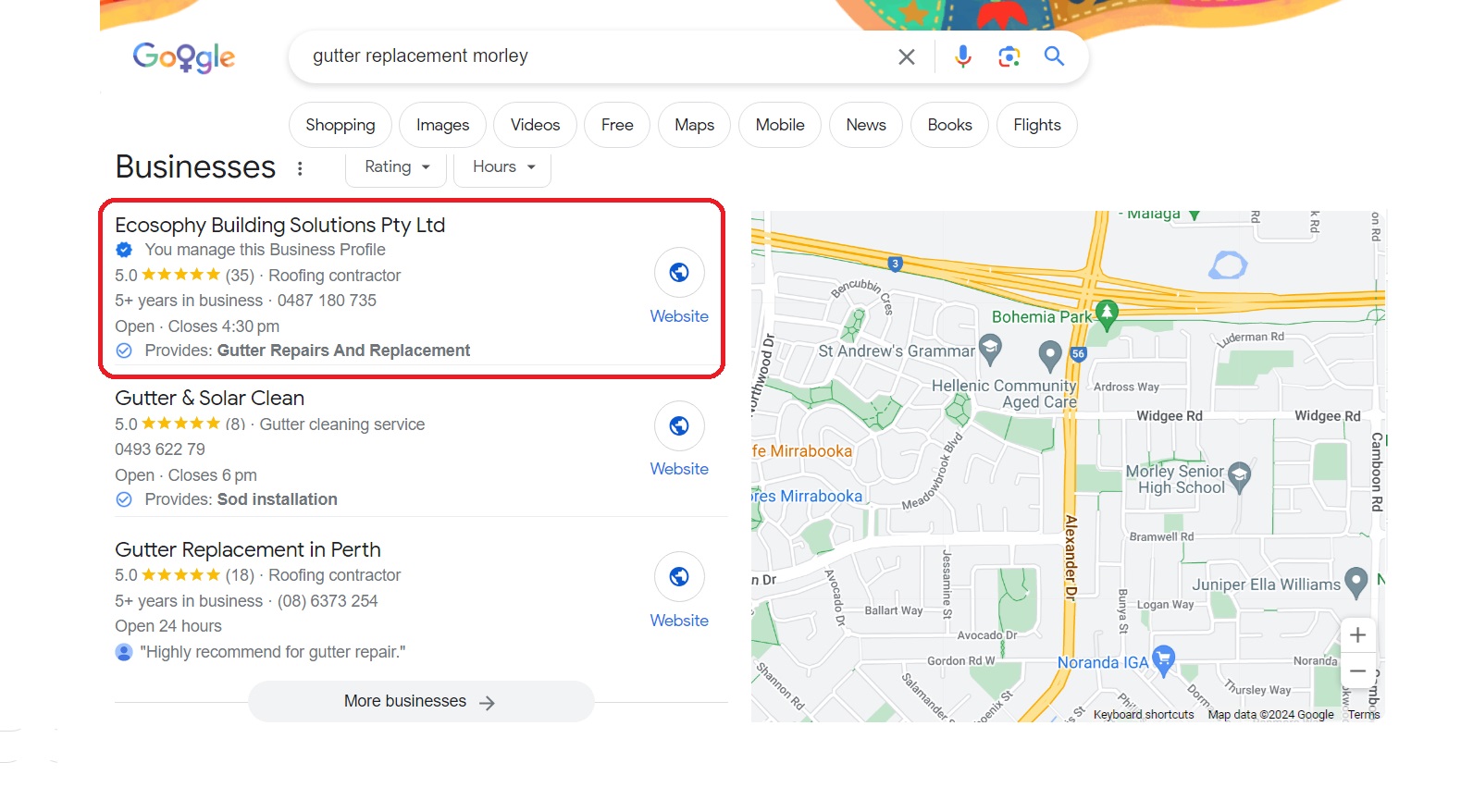Google-search-pack-results-perth-white